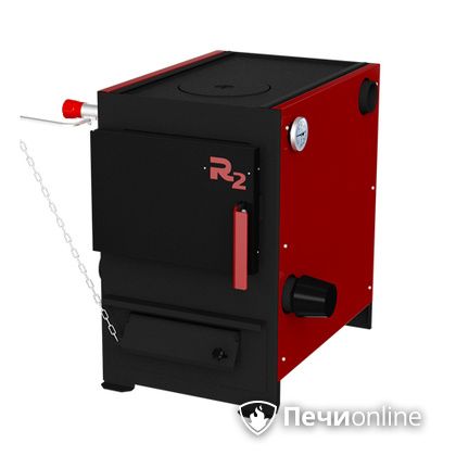Твердотопливный котел Термокрафт R2 9 кВт конфорка термометр круглый выход в Кунгуре